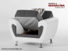 Canapea extensibila 3 locuri moderna relaxa cu lada Duru