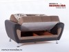 Canapea 3 locuri extensibila cu lada Duru maro