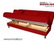 Canapea Extensibila 3 Locuri Vegas Red