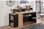 Birou Tineret modern mare Black Large Study Desk - Cilek