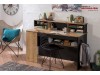 Birou Tineret modern mare Black Large Study Desk - Cilek