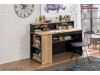 Birou Tineret modern mare Black Large Study Desk - Cilek