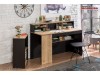 Birou Tineret modern mare Black Large Study Desk - Cilek