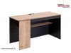 Birou Tineret modern mare Black Large Study Desk - Cilek