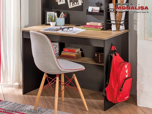 Birou copii de scoala modern Black Small Study Desk - Cilek