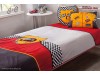 Pat Masina pt. 2 copii Paturi duble Coupe Car Bed with Friend bed