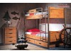 Set mobila Dormitor copii cu Pat Corabie Pirati Colectia Pirate