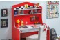 Mobilier dormitor copii cu Pat Masina rosu Race Cup