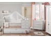 Pat Transformabil Combinat set dormitor copil bebe de LUX Romantic Baby