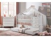 Pat Transformabil Combinat set dormitor copil bebe de LUX Romantic Baby