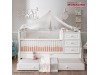 Pat Transformabil Combinat set dormitor copil bebe de LUX Romantic Baby