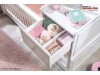 Pat Transformabil Combinat set dormitor copil bebe de LUX Romantic Baby