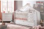 Pat Transformabil Combinat set dormitor copil bebe de LUX Romantic Baby Pat Transformabil Combinat set dormitor copil bebe de LUX Romantic Baby