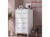 Mobilier alb dormitor Tineret / Copii Romantica - Set