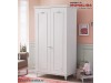 Mobilier alb dormitor Tineret / Copii Romantica - Set