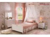 Mobilier alb dormitor Tineret / Copii Romantica - Set