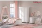 Mobilier alb dormitor Tineret / Copii Romantica - Set Mobilier alb dormitor Tineret / Copii Romantica - Set