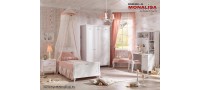 Vanzare Mobilier alb dormitor Tineret / Copii Romantica - Set Bucuresti
