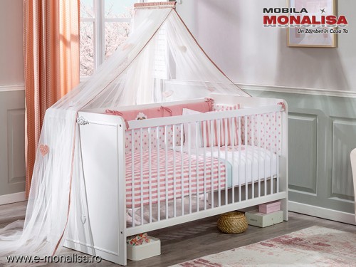 Patut Bebe 70x140 Model Deosebit Colectia Romantica Baby