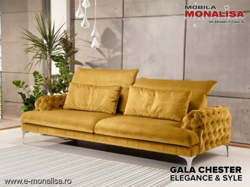 Canapea Galla Chester pe stil Chesterfield Modern