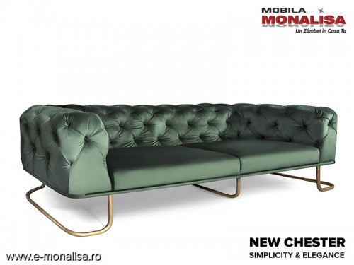 Canapea New Chester pe stil chesterfield modern