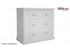 Dormitor clasic Clemence gri deschis cu alb - Mdf