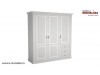 Dormitor clasic Clemence gri deschis cu alb - Mdf