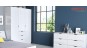 Mobila dormitor modern Alb Lucios Letty White