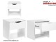 Mobila dormitor modern Alb Lucios Letty White