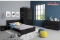 Set Mobila Moderna Dormitor Lucios Negru Letty Black Set Mobila Moderna Dormitor Lucios Negru Letty Black