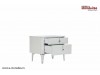 Set dormitor alb lucios modern Arena porcelain white
