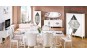Mobila de Lux Living Modern Brillance alb lucios