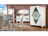 Mobila de Lux Living Modern Brillance alb lucios