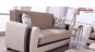 Canapea Extensibila cu lada depozitare Dynamic crem - cappuccino