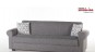 Canapea ieftina 3 locuri extensibila cu lada Elita gri de calitate