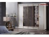 DULAP 6 usi dormitor cu oglinda Elite model elegant de Lux