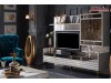 Vitrina living mica argintar de Lux - Model lucios Modern Elegant Elite gold