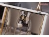 Vitrina living mica argintar de Lux - Model lucios Modern Elegant Elite gold