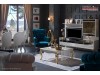 Vitrina living mica argintar de Lux - Model lucios Modern Elegant Elite gold