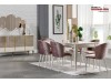 Vitrina living mica argintar de Lux - Model lucios Modern Elegant Elite gold