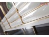 Vitrina living mica argintar de Lux - Model lucios Modern Elegant Elite gold
