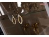 Vitrina living mica argintar de Lux - Model lucios Modern Elegant Elite gold