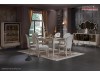 Vitrina living mica argintar de Lux - Model lucios Modern Elegant Elite gold