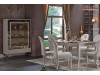 Vitrina living mica argintar de Lux - Model lucios Modern Elegant Elite gold