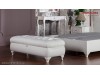 Dormitor clasic alb fildes set complet mobilier Gold de Lux