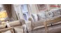 Canapea de lux alba pe stil clasic Lavinia pt. living elegant Canapea de lux alba pe stil clasic Lavinia pt. living elegant