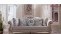 Canapea de lux alba pe stil clasic Lavinia pt. living elegant Canapea de lux alba pe stil clasic Lavinia pt. living elegant