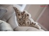 Canapea de lux alba pe stil clasic Lavinia pt. living elegant