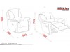 Fotoliu Recliner / Relaxare Oslo Crem