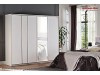 Mobila Dormitor alb fildes modern Roxy oferta pret set